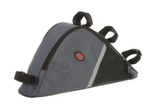 Сумка STG мод. 12490 размер. M под раму,треугольная ,черная/серая.