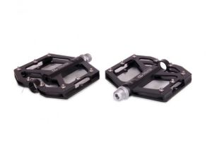 Педали EVOLUTION PLATFORM алюминиевые CNC, 108x100мм, резьба 9/16, со сменными шипами, 3 промподшип