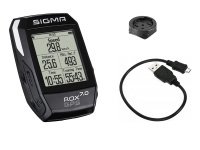 Велокомпьютер SIGMA ROX GPS 7.0 навигация по треку, чёрный