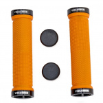 Грипсы, цвет-оранж., длина 129 мм, зажим - черный .цвет H-G119r Грипсы, цвет-оранж., длина 129 мм, зажим - черный .цвет H-G119r