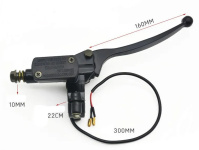 Ручка правая от гидравлического тормоза для электровелосипедов Колхозник, пер. болт 10 мм