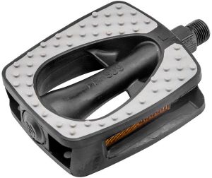 Педали FP-839 ось 9/16 пластиковые черно-серые