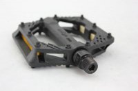 Педали 6-14228 нейлон BMX/Downhill Black B223N широкие ось Cr-Mo черные WELLGO