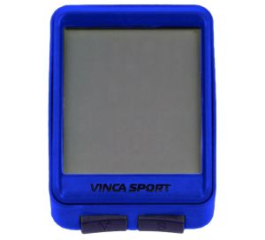 Велокомпьютер 12 функций V-1507 беспроводной. синий/черный Vinca Sport