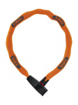 Велозамок ABUS Catena 6806K/75см, цепь 6мм, ключ, ярко-оранжевый