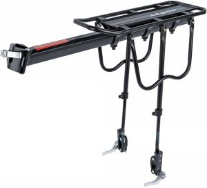 Багажник 00-170331 алюм. H022A подседельн. с доп.упорами на перья с помошью эксцентриков HORST