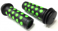 Ручки 0 на руль детские AGR Junior R20 102мм резин. с торц. защитой черно-зеленые AUTHOR Ручки 0 на руль детские AGR Junior R20 102мм резин. с торц. защитой черно-зеленые AUTHOR