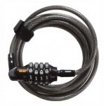 Велозамок OnGuard Terrier Combo 4 кодовый на 4 цифры, трос 120см х 6мм LCK-37-07 8061