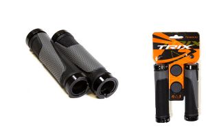 Грипсы TRIX эргономические резиновые, алюм. фиксаторы Грипсы TRIX эргономические резиновые, алюм. фиксаторы