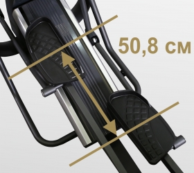 Эллиптический тренажер BRONZE GYM E1000M Pro Turbo