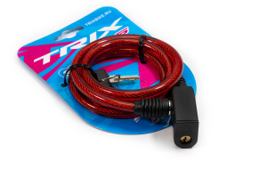 Велосипедный замок TRIX GK102.101, 8х1000мм