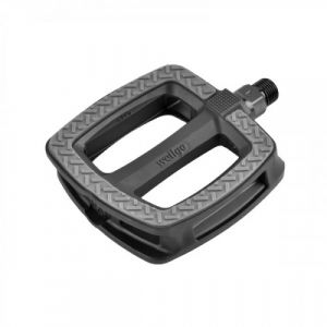 Педали 6-190316 пластик. C316DU широкие 110х96х26мм, с антискользящими накладками, ось Cr-Mo 312г