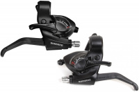 Шиф/Тор р. Shimano Tourney, EF41, лев/пр, 3x7ск, тр.+оплетк, цв. черн. ESTEF41P7AL