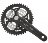 Система 5-351235 пер. 8-9скор. алюм./сталь 22/32/44зуб с защ. шатуны с пласт. покр 175мм черная