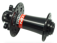 Втулка передняя NOVATEC D791SB-15 32H, алюминиевая ось:15x100мм, чёрная, без эксцентрика