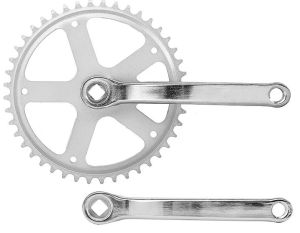 Комплект шатунов (система) 44T, 170 мм, под квадрат, 9/16, сталь, YP-1006, ANHUI M&B