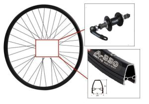 Колесо задн.28" SHINING A-330(KT-A12R)1436HQR7spFV