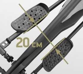 Эллиптический тренажер BRONZE GYM Pro Glider 2