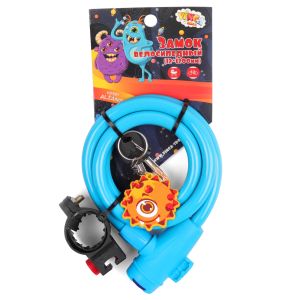 Велозамок с брелоком 12*1200мм, VINCA SPORT, VS 561 Alians