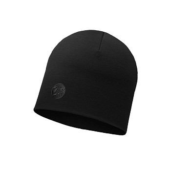 Шапка BUFF HEAVYWEIGHT MERINO WOOL HAT SOLID BLACK