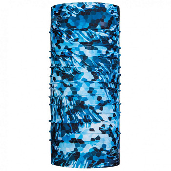 Бандана BUFF Bugslinger CoolNet UV+ Mosaic Camo Marine Blue
