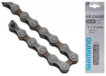 Цепь SHIMANO ECNHG40116Q Alivio/Acera/Altus 18-24ск. 116 зв. 2-936