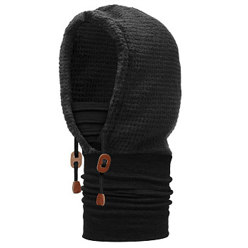 Капюшон BUFF POLAR THERMAL HOODIE SOLID BLACK