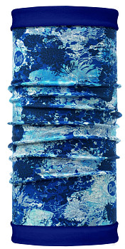 Бандана BUFF REVERSIBLE POLAR WINTER GARDEN BLUE