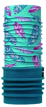 Бандана BUFF POLAR JUNIOR FEATHERS POOL OL / OCEAN (US:One size)
