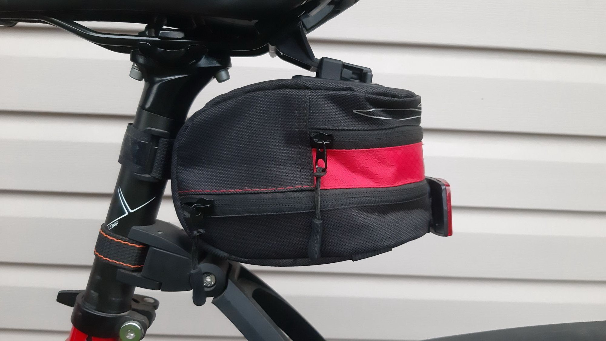 Сумка подседельная M-WAVE, размер L, черно-красный 5-122483