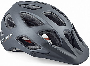 Шлем AUTHOR 8-9001497 спорт. CREEK HST 164 17отв. ABS HARD SHELL/EPS мат.-серо-черный 57-60см (10)