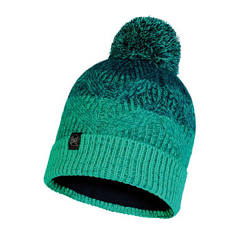 Шапка BUFF Knitted&Polar Hat Masha Turquoise