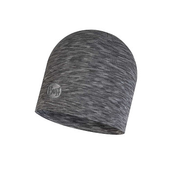 Шапка BUFF Heavyweight Merino Wool Hat Fog Grey Multi Stripes