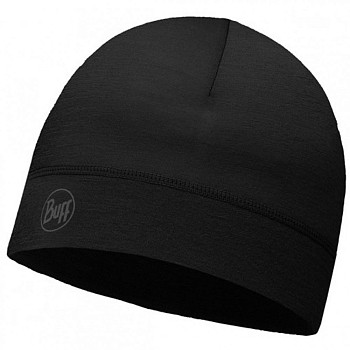 Шапка BUFF Thermonet Hat Solid Black