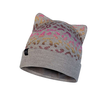Шапка BUFF Jr Knitted&Polar Hat Alisa Melange Grey