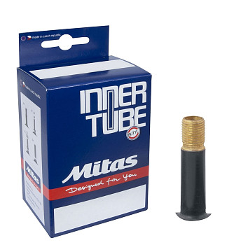 Камера Mitas A04, 700C * 25/35C, Бутил, Schrader (AV), 48 мм, нипель 48 мм черный 510302054111